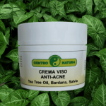 Crema Viso Antiacne con Tea Tree Oil, Bardana, Salvia