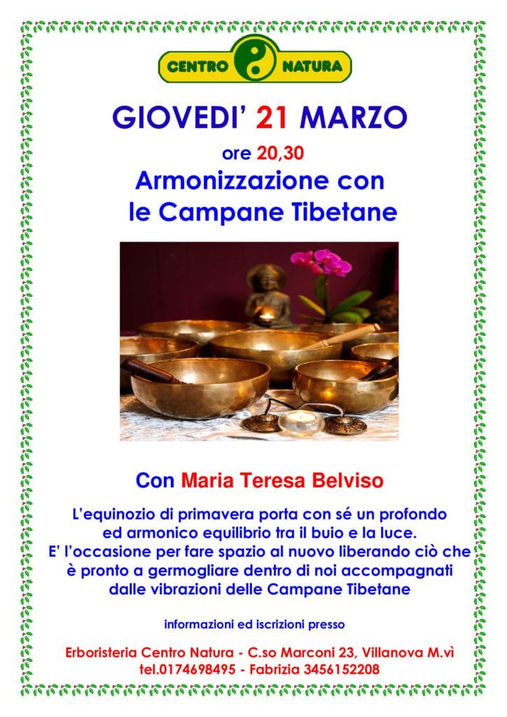 Armonizzazione con le Campane Tibetane